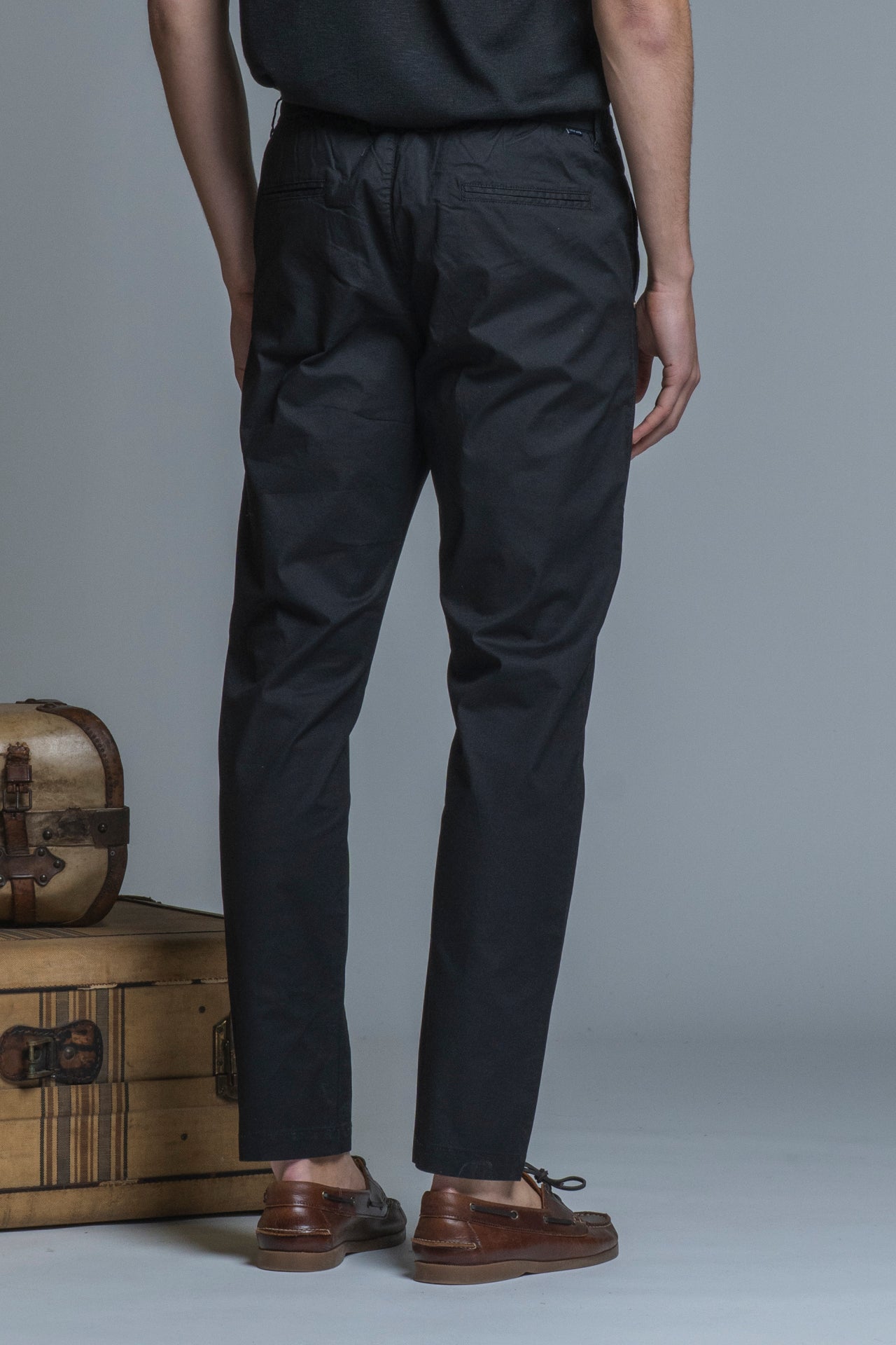 AXEL CHINO LONG SLIM FIT POPELINE CANVAS