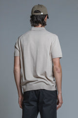 JOYCE SWEATER POLO IN COTTON CREPE