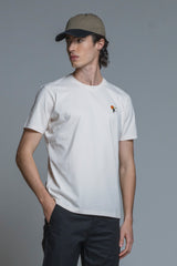 TUCAN T-SHIRT WHIT EMBROIDERY