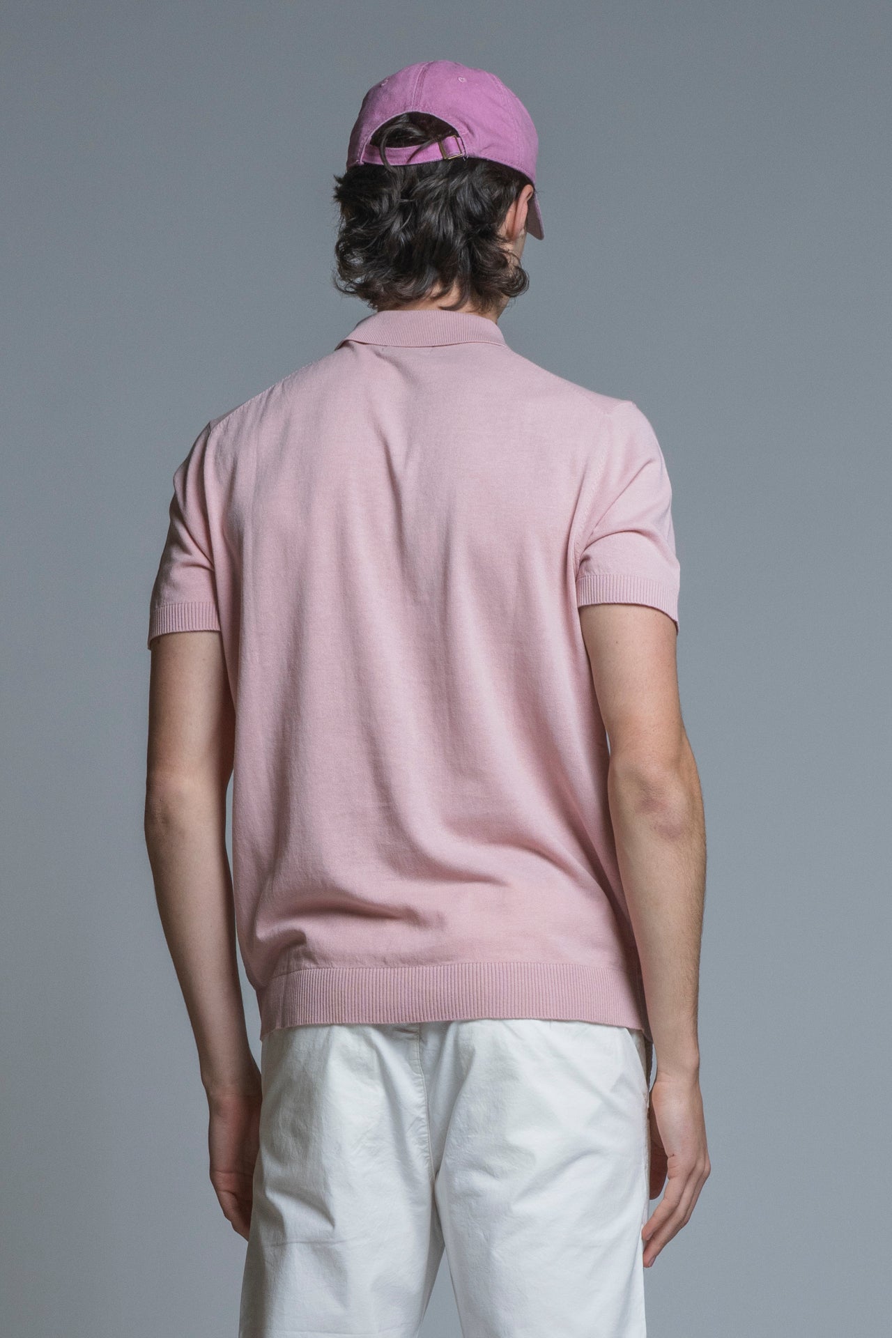 JOYCE SWEATER POLO IN COTTON CREPE