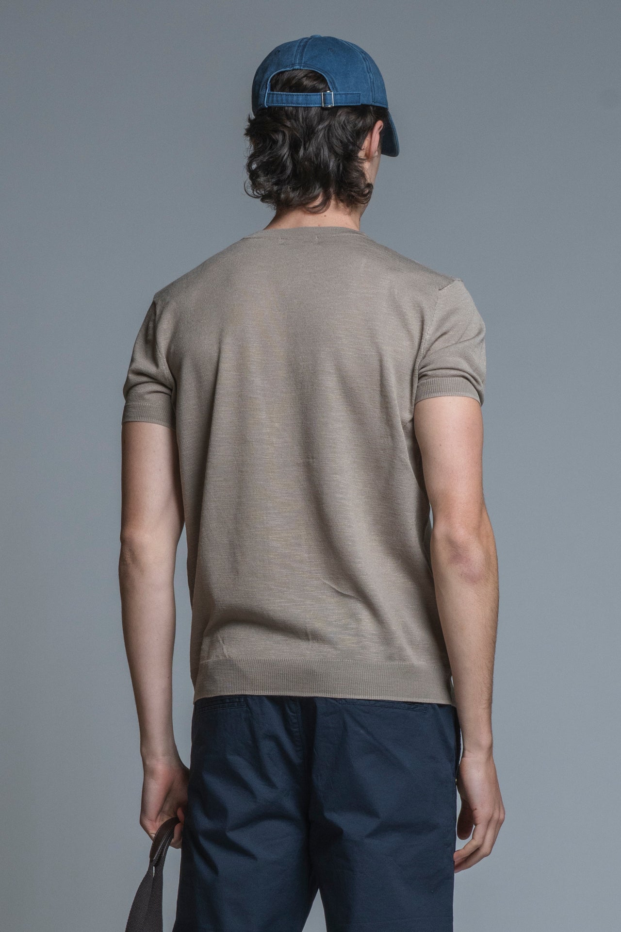 SAMUEL SWEATER ROUND NECK IN MIXED LINEN