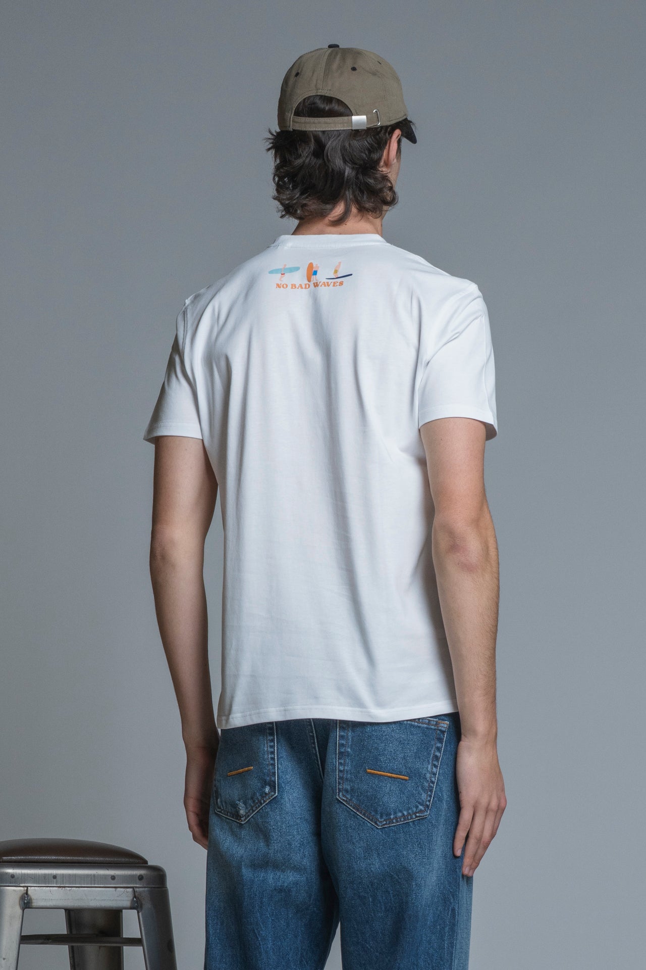 SURFER T.SHIRT WITH EMBROIDERY