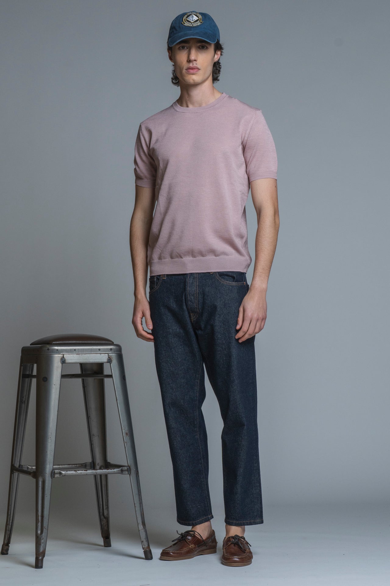 SAMUEL SWEATER ROUND NECK IN MIXED LINEN