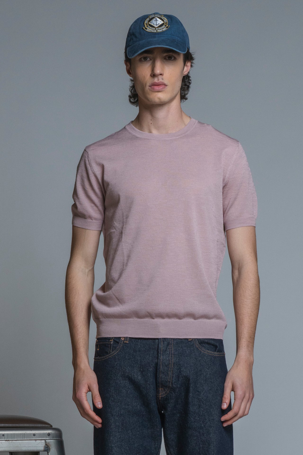 SAMUEL SWEATER ROUND NECK IN MIXED LINEN