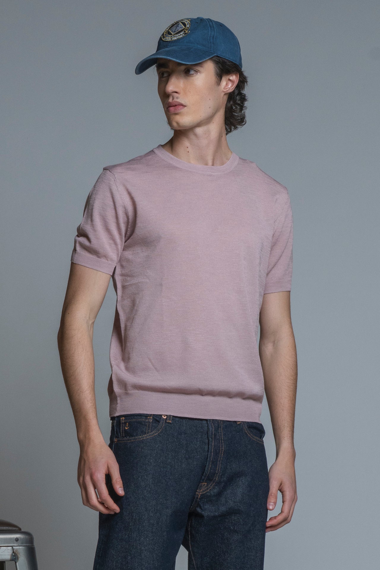 SAMUEL SWEATER ROUND NECK IN MIXED LINEN