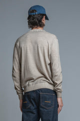 BUCK SWEATER IN COTTON COLD DYED