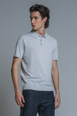 JOYCE SWEATER POLO IN COTTON CREPE