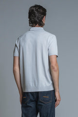 JOYCE SWEATER POLO IN COTTON CREPE