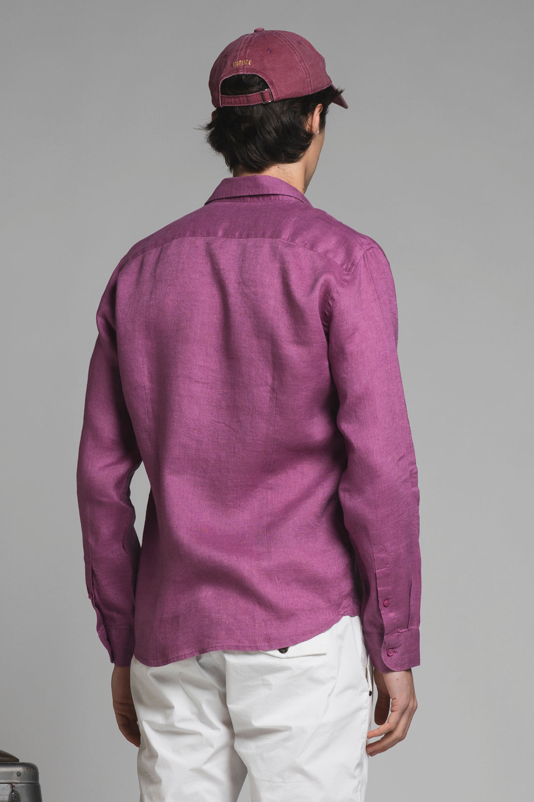 LARS KOREAN SHIRT IN SEERSUCKER