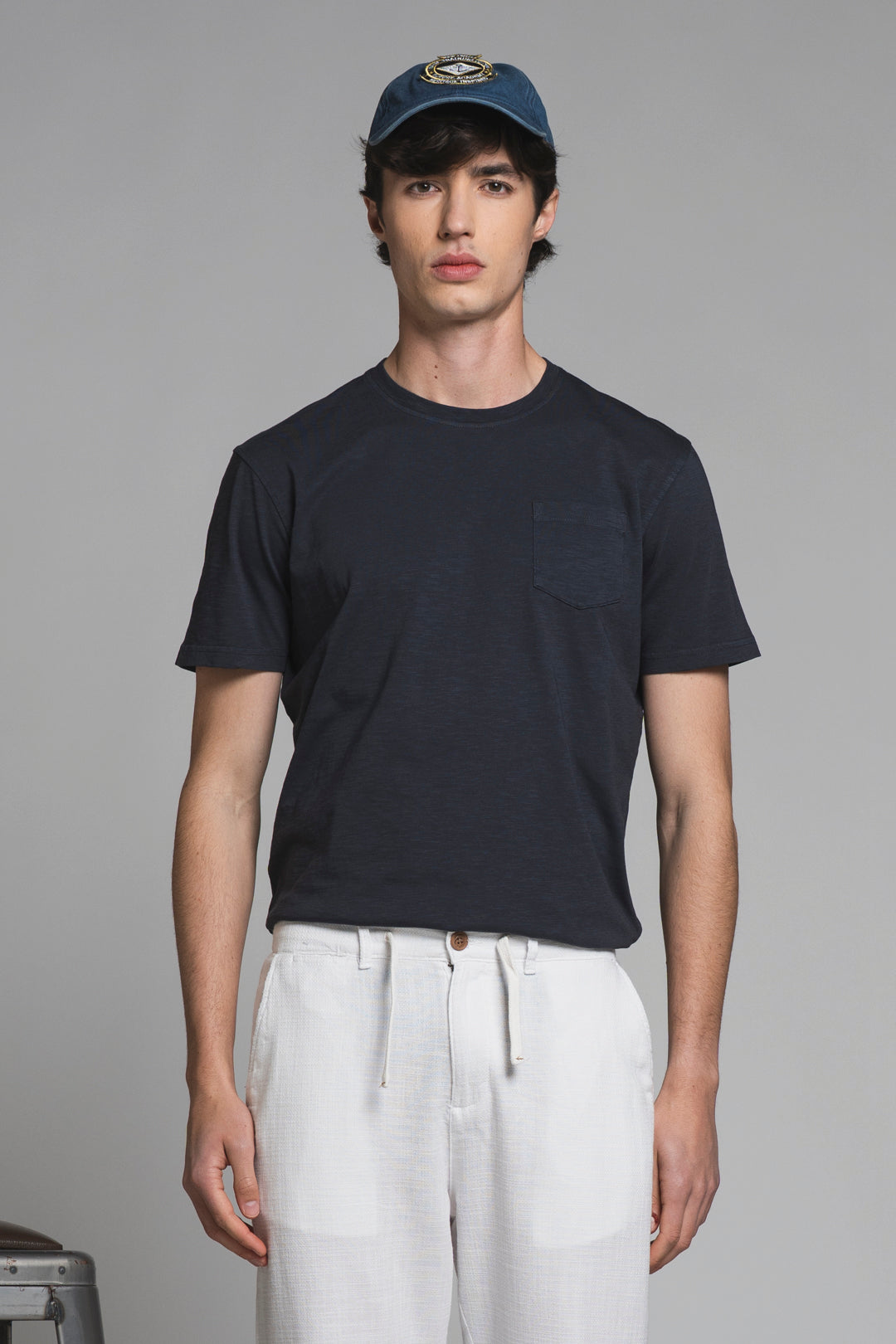 MILES CHINO LONG IN COTTON DOBBY
