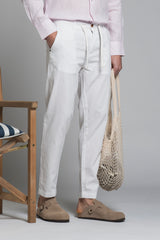 MILES CHINO LONG MIXED LINEN
