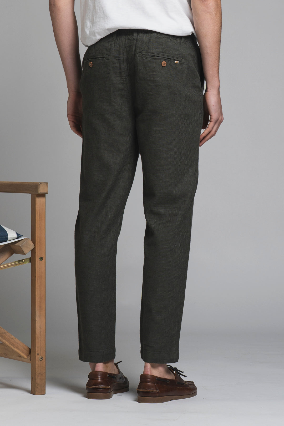 MILES CHINO LONG IN COTTON DOBBY