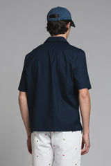 JAMIE POLO SKIPPER IN MIXED LINEN