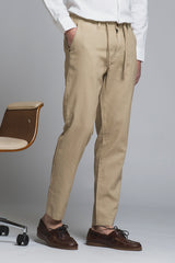 MILES CHINO LONG MIXED LINEN