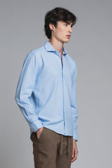 RILEY COLLAR FRENCH IN MIXED LINEN