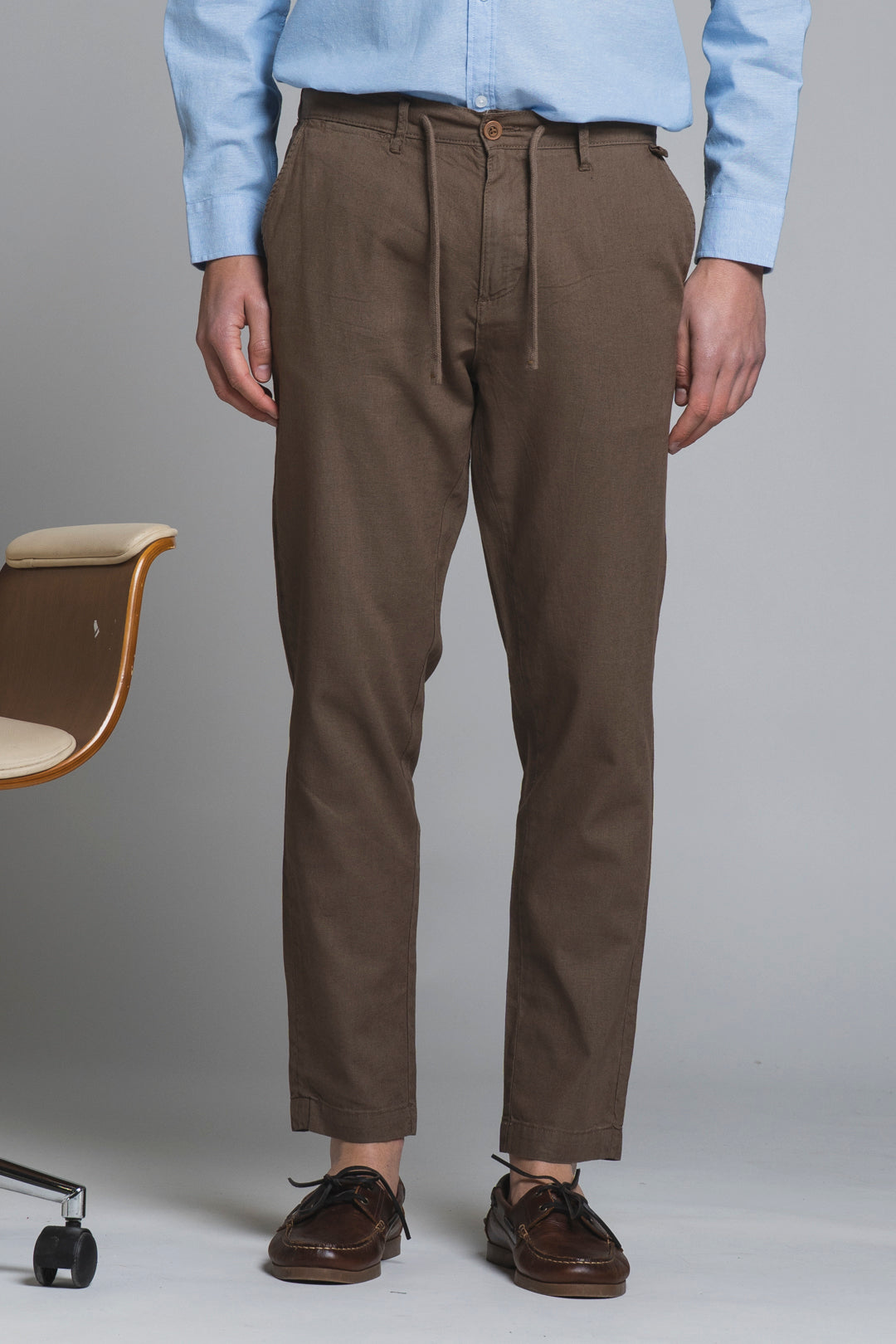 MILES CHINO LONG MIXED LINEN