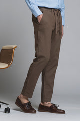 MILES CHINO LONG MIXED LINEN
