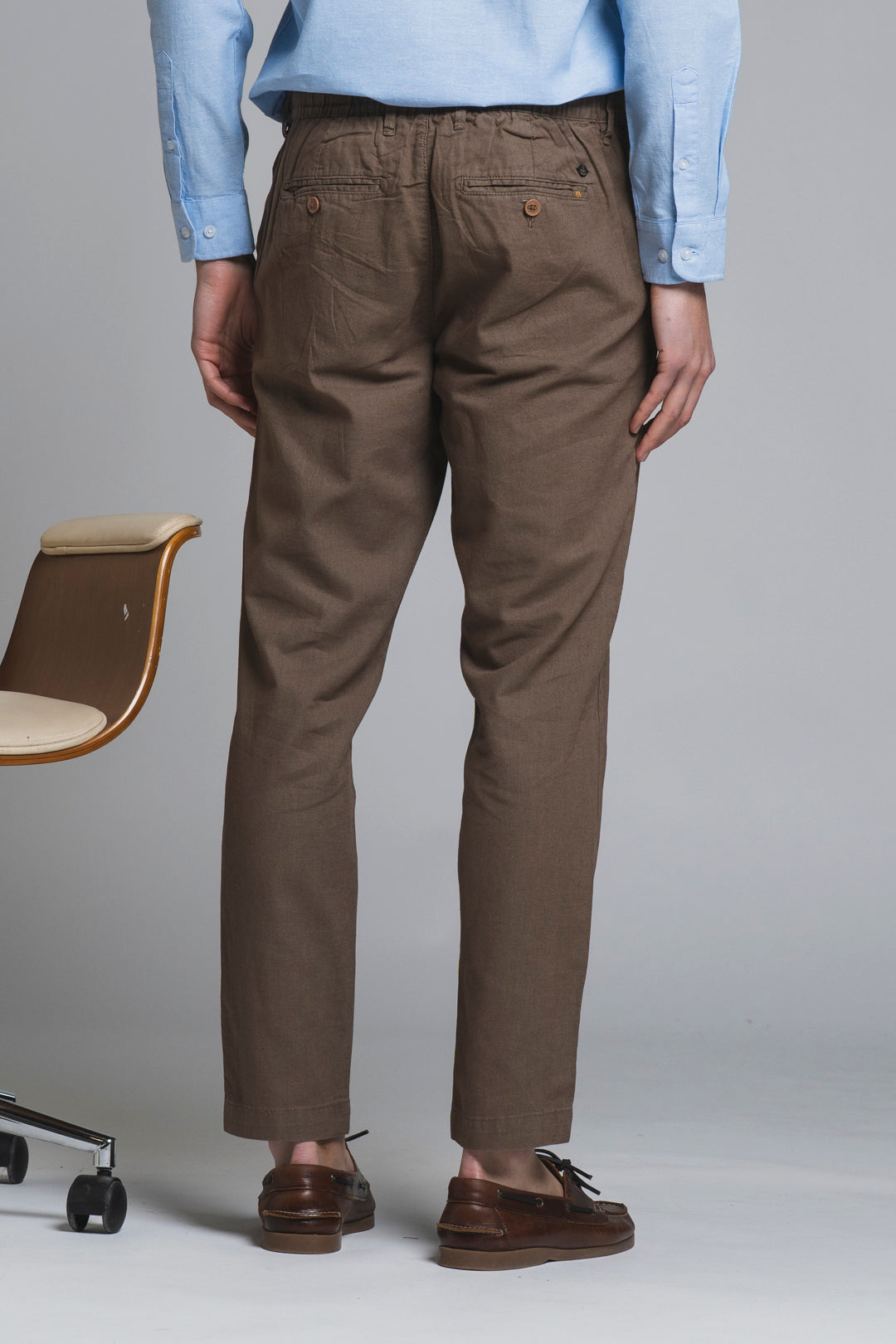 MILES CHINO LONG MIXED LINEN