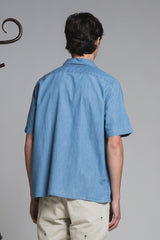 WILL SHIRT BOWLING IN DENIM SLUB