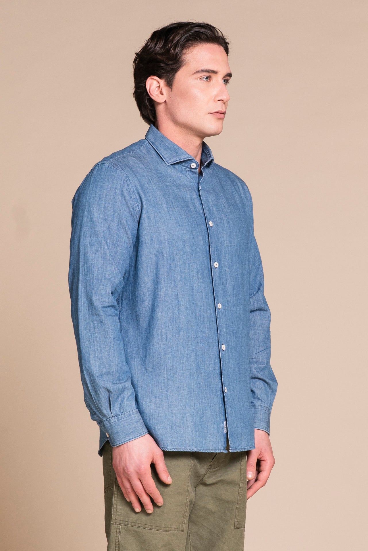 RILEY COLLAR FRENCH IN DENIM