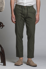 MILES CHINO LONG MIXED LINEN