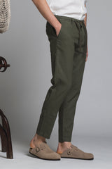 MILES CHINO LONG MIXED LINEN