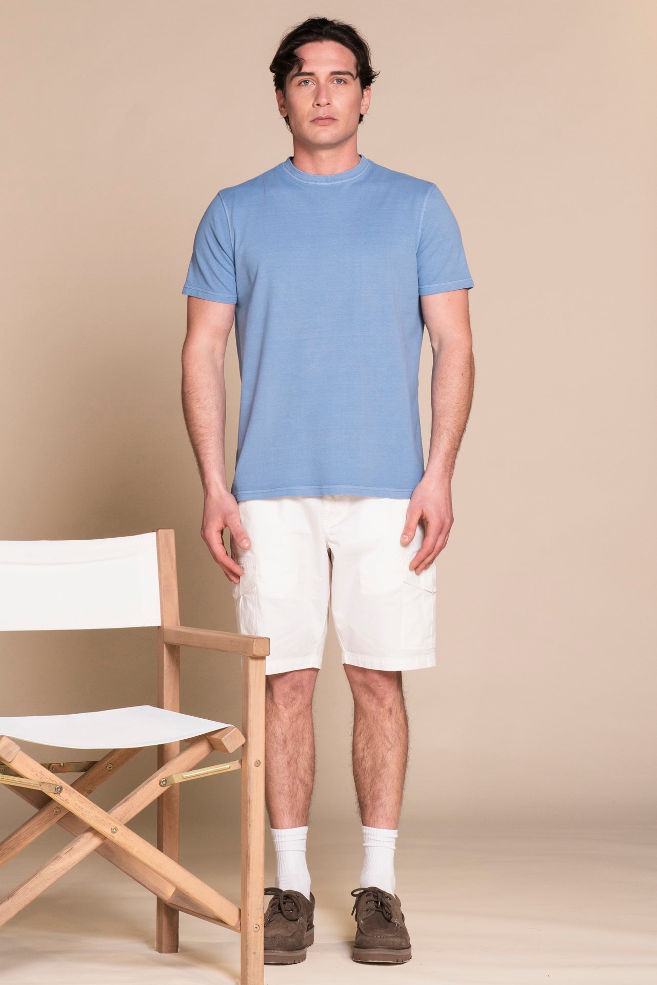 JOSHUA T.SHIRT IN PIQUET