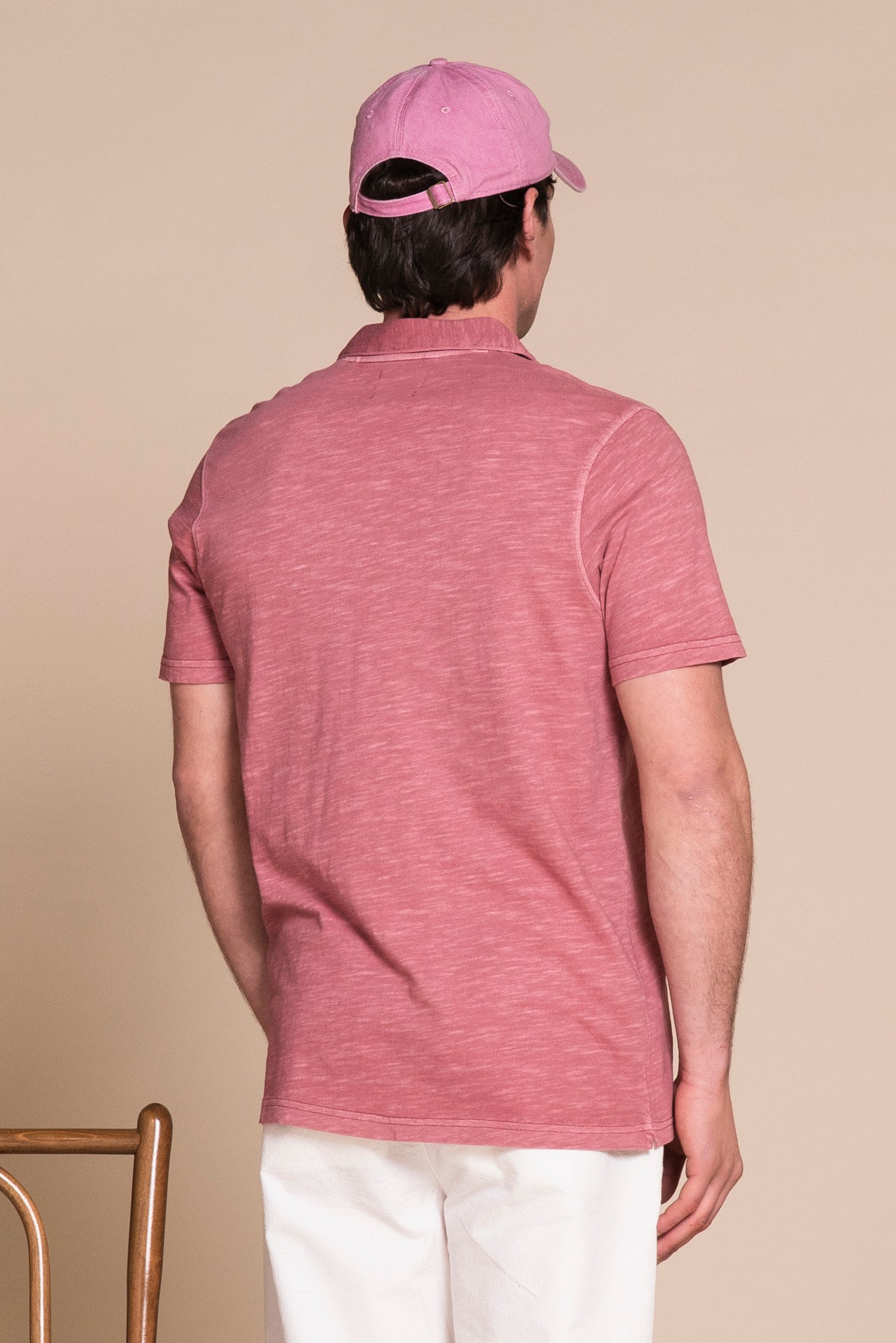 JAMIE POLO SKIPPER IN JERSEY SLUB