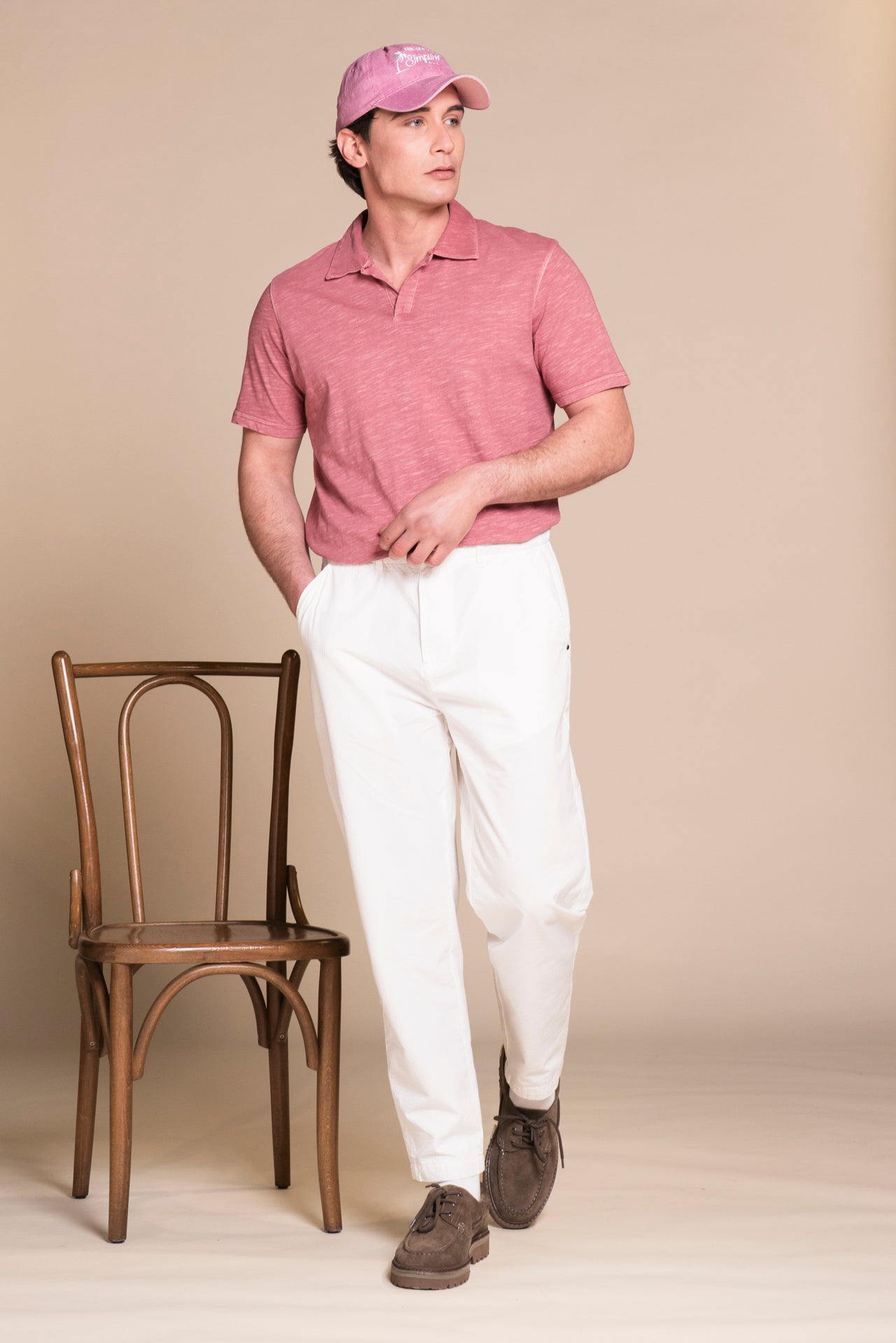 JAMIE POLO SKIPPER IN JERSEY SLUB