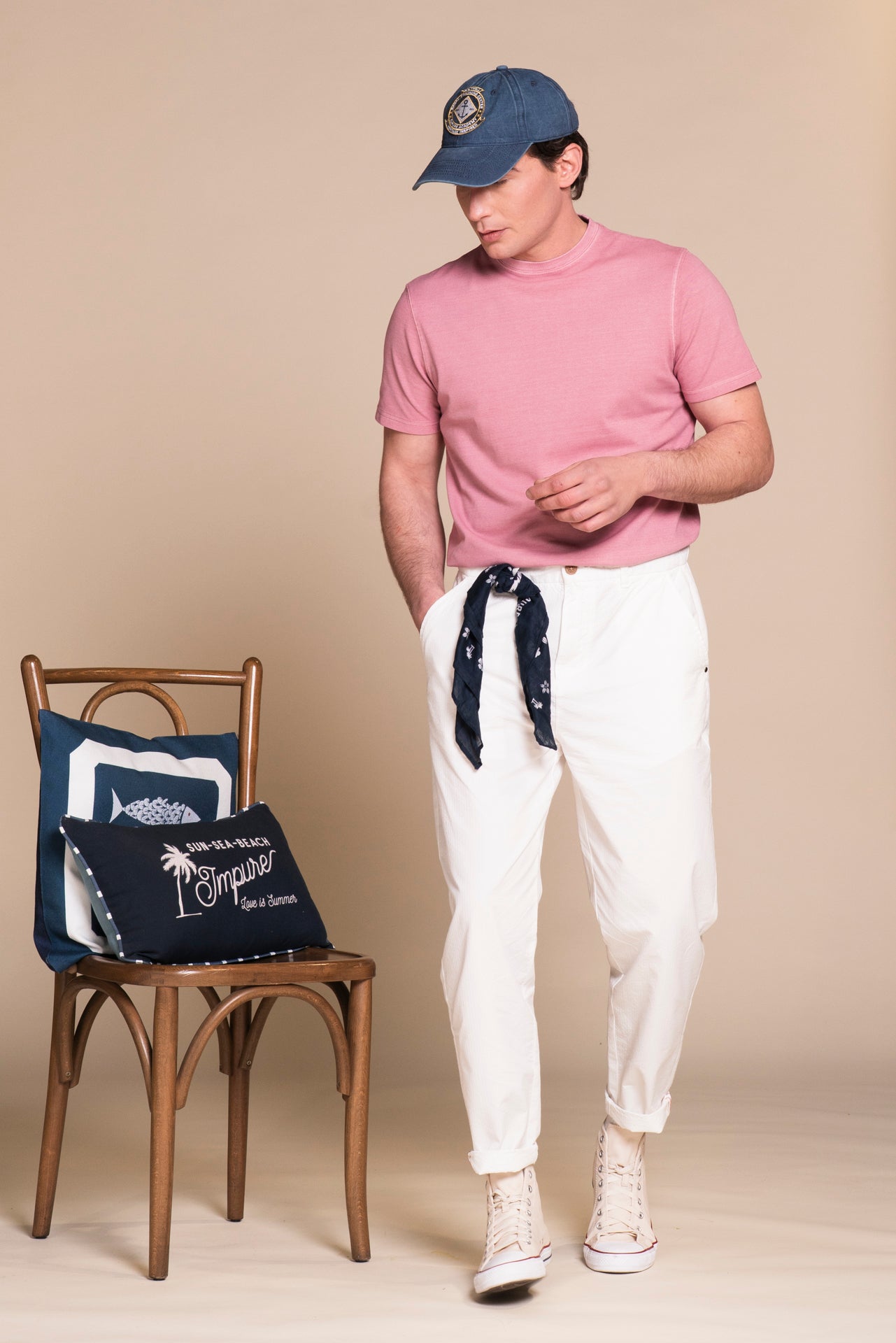 JOSHUA T.SHIRT IN PIQUET
