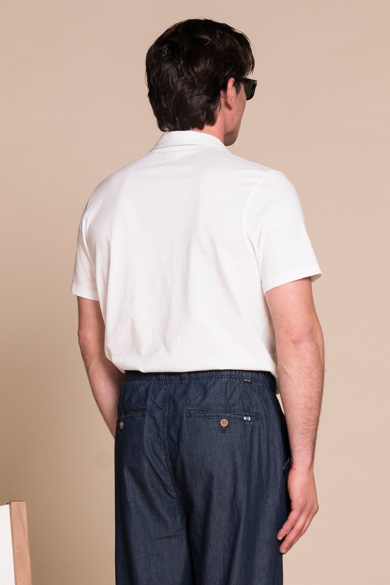 JAMIE POLO SKIPPER IN JERSEY SLUB