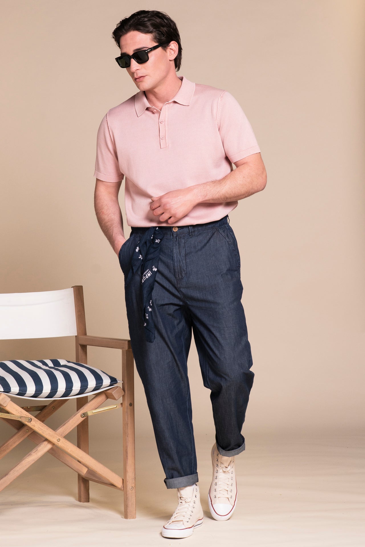 MILES CHINO LONG CHAMBRAY
