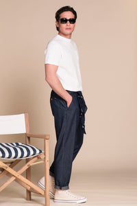 MORRIS T.SHIRT IN PIQUET CON TASCHINO