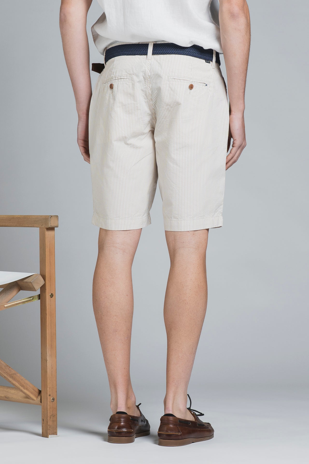 REY CHINO SHORT IN SEERSUCKER