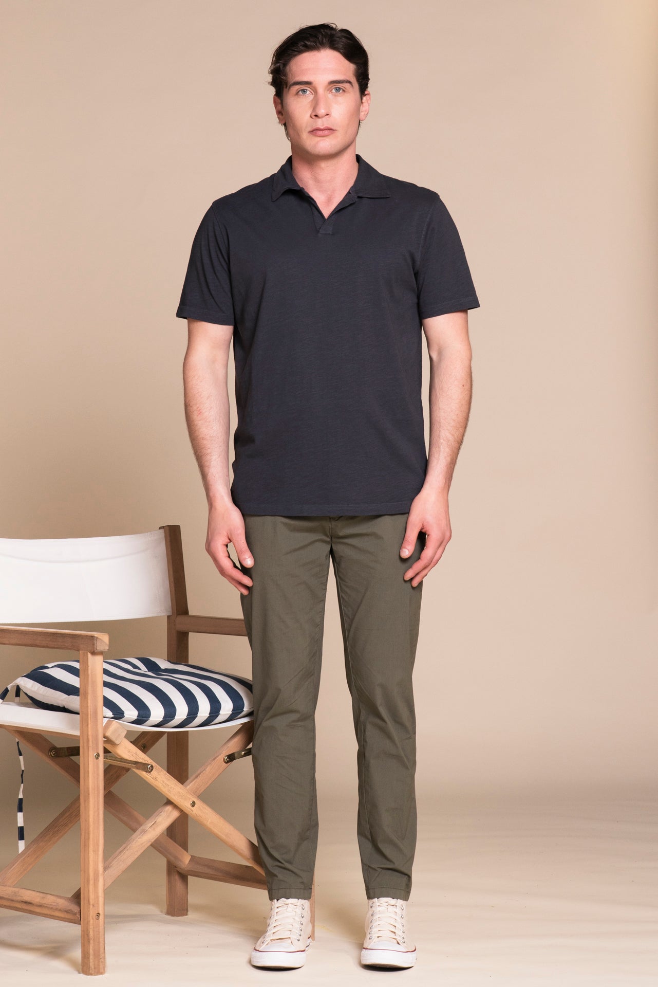 JAMIE SLUB JERSEY SKIPPER POLO