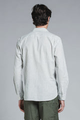 RILEY COLLAR FRENCH MIXED LINEN STRIPE