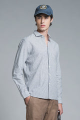RILEY COLLAR FRENCH MIXED LINEN