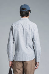 RILEY COLLAR FRENCH MIXED LINEN
