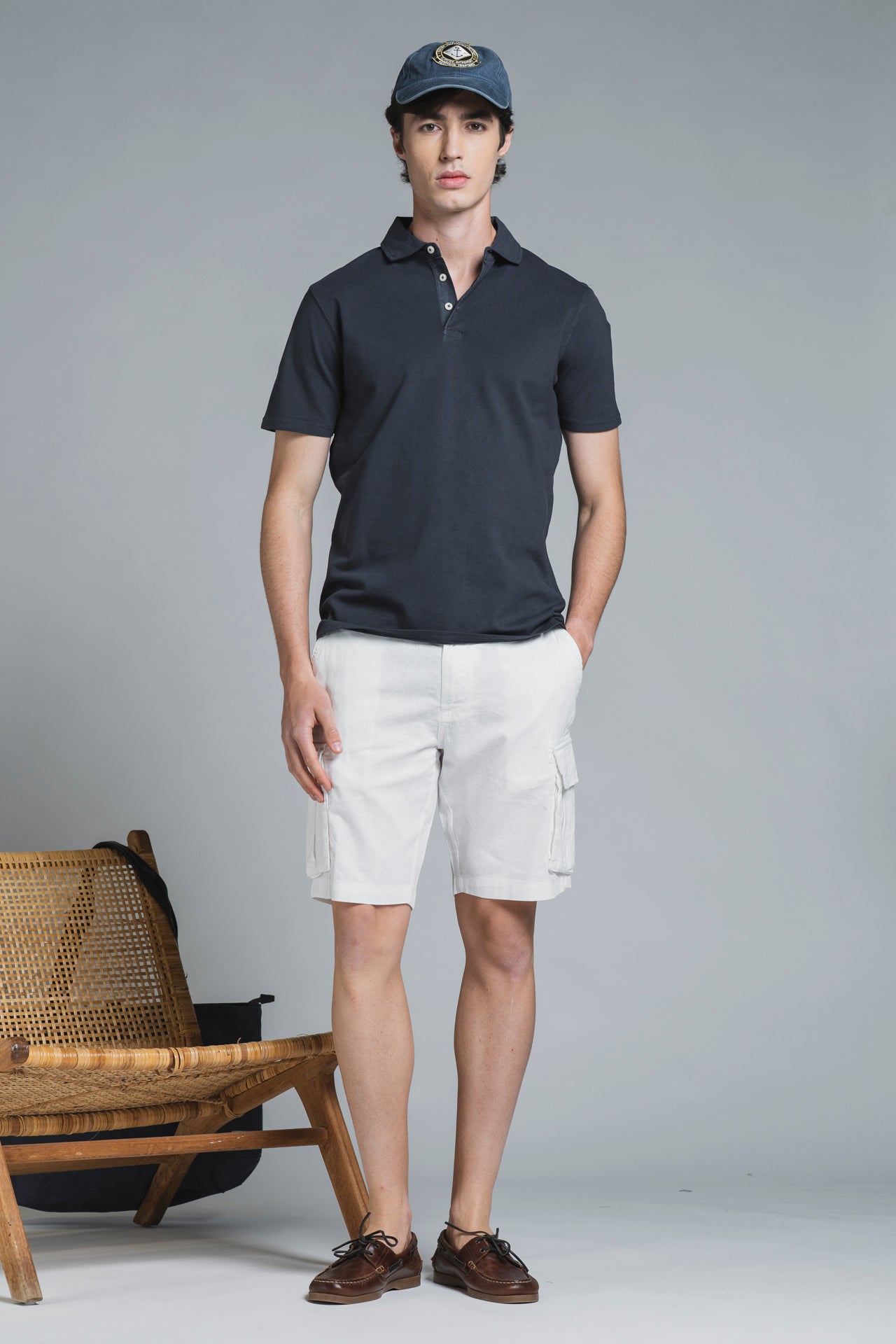 PETER POLO 3 BUTTON IN PIQUET