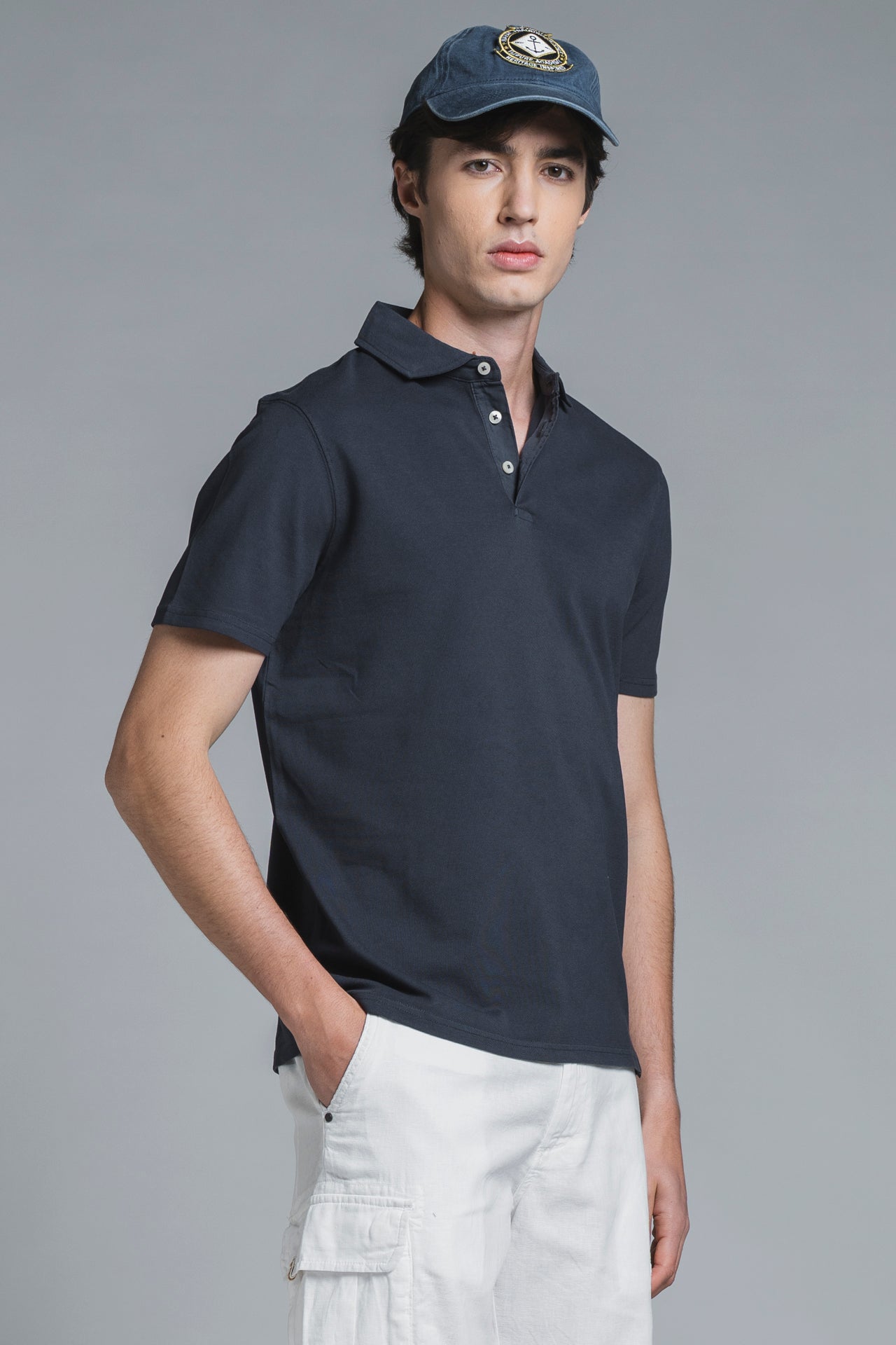 PETER POLO 3 BUTTON IN PIQUET