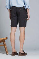 NILS CHINO SHORT IN MIXED LINEN