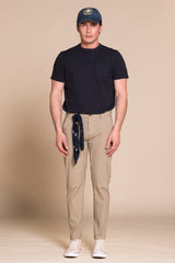MORRIS T.SHIRT IN PIQUET CON TASCHINO