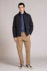 DEREK OVERSHIRT JACKET IN CANVAS