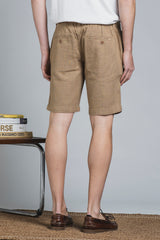 NILS CHINO SHORT IN COTTON DOBBY