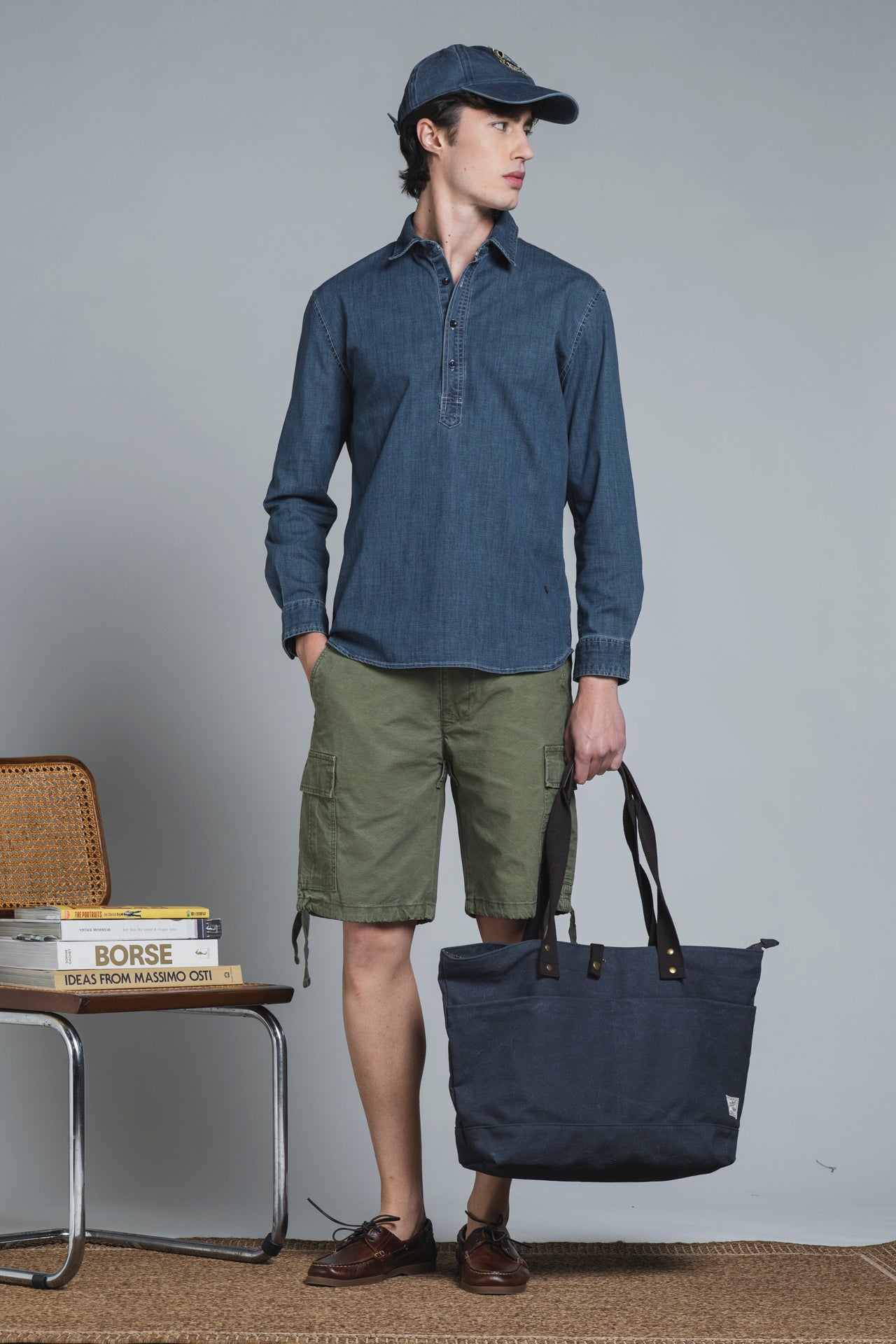 BURTON CARGO SHORT IN CANVAS