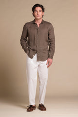 RILEY FRENCH COLLAR IN LINEN