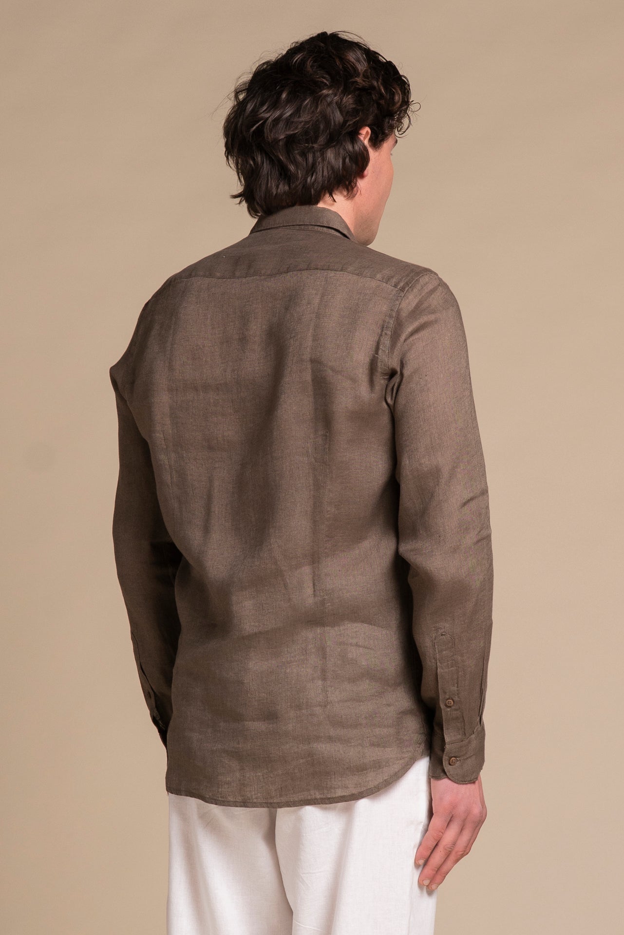 RILEY FRENCH COLLAR IN LINEN