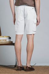 COOPER CARGO SHORT IN MIXED LINEN