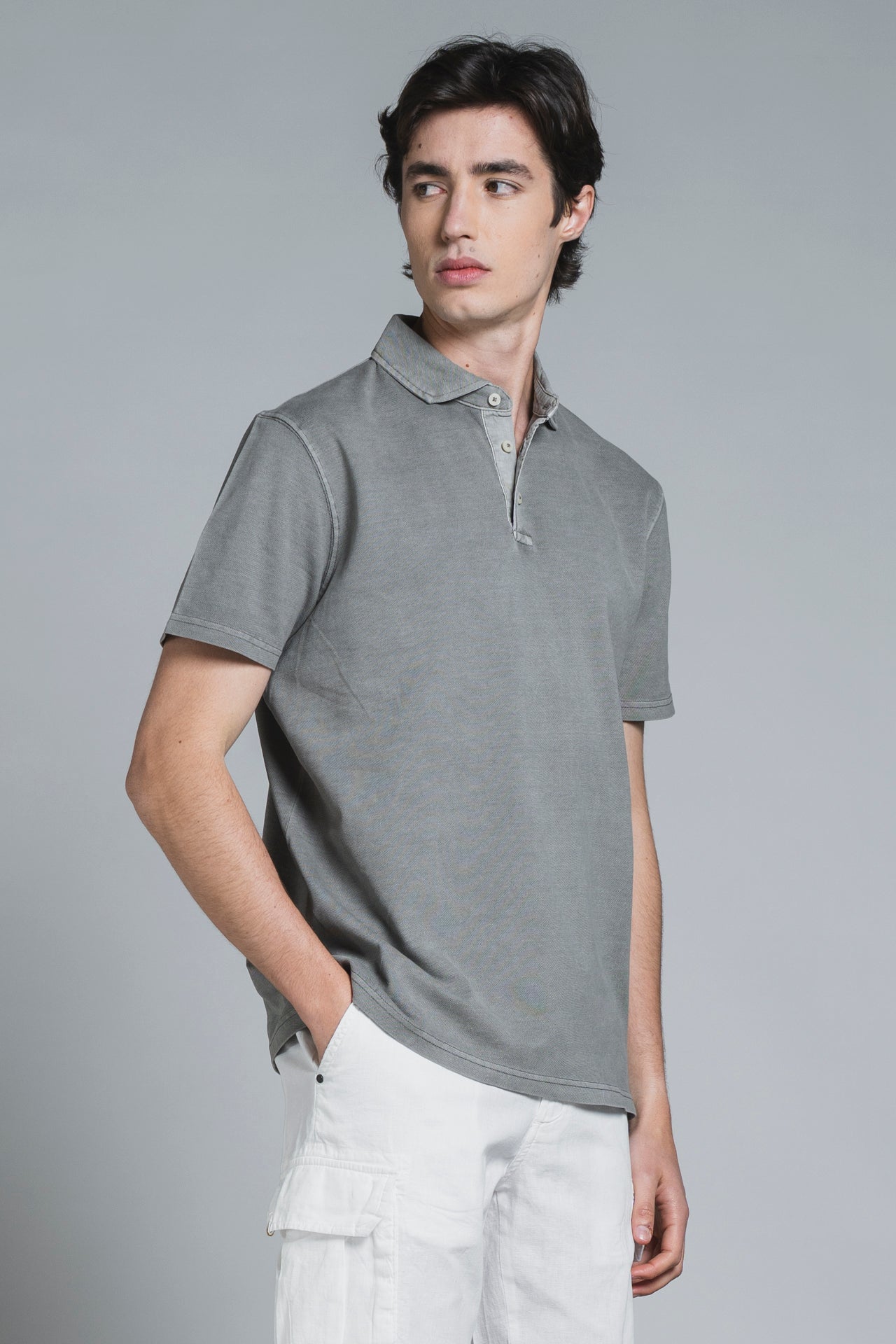 PETER POLO 3 BUTTON IN PIQUET