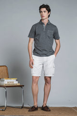 ALBERT POLO IN JERSEY SLUB